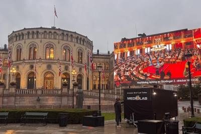 Stortinget åpner - Dieselbrølet demonstrer