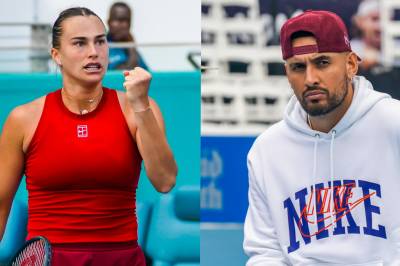 Nick Kyrgios dominerer Battle of the Sexes og slår Aryna Sabalenka i strake sett