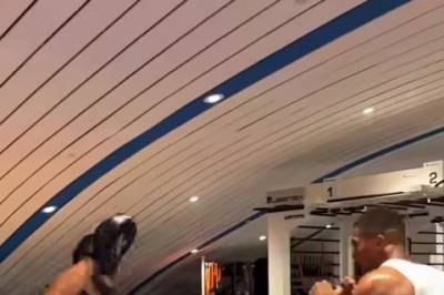 Anthony Joshua tilbake i trening etter bilulykken