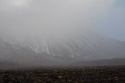 Betydelige mengder snø på Tenerife