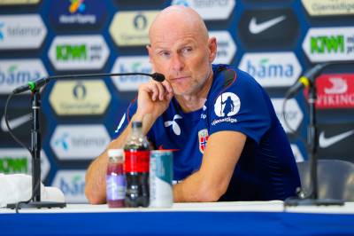 Ståle Solbakken møter pressen i USA