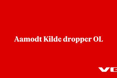 Aamodt Kilde dropper OL 