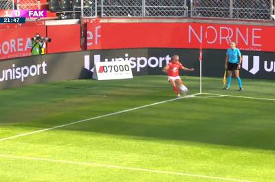 Scorer direkte fra corner – se målene i Brann-Austria Wien