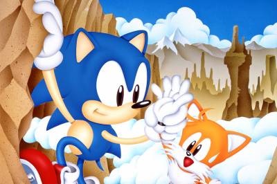 Sega viser frem et unikt, håndtegnet bilde av Sonic fra Mega Drive-æraen