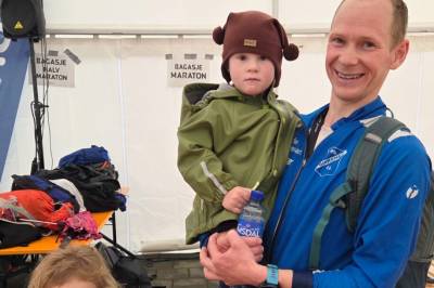 Odd Gunnar med sitt 345. maratonløp