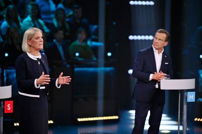Andersson-siden leder i svensk valgdagsmåling