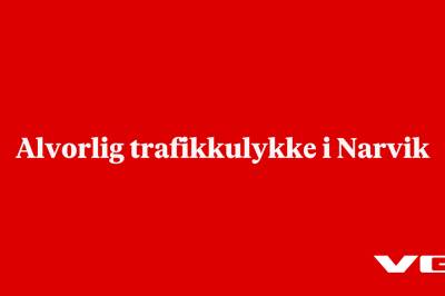 Alvorlig trafikkulykke i Narvik 