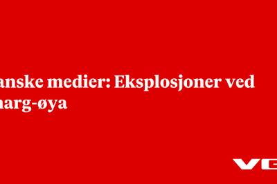 Iranske medier: Eksplosjoner ved Kharg-øya