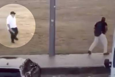 Kastet murstein på terroristen