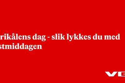 Fårikålens dag - slik lykkes du med festmiddagen