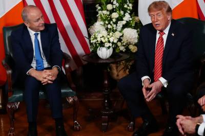 Trump sier han ønsker å se et «forent Irland»