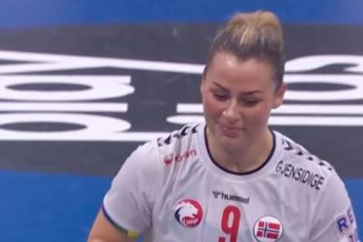 Gliser før hun skal skyte