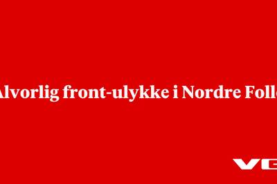 Alvorlig front-ulykke i Nordre Follo