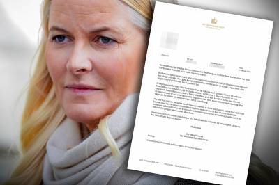 Slottet sendte brev til beskytterskap: –  Betyr svært mye for kronprinsessen