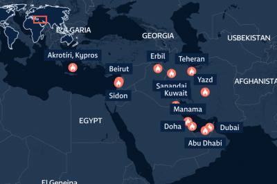 Krigen i Midtøsten eskalerer