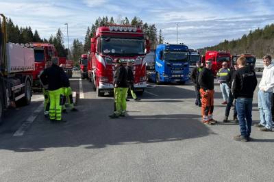 «Diesel Brølet» er i gang – saktegående trafikk flere steder