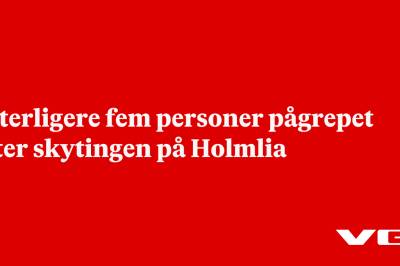 Ytterligere fem personer pågrepet etter skytingen på Holmlia