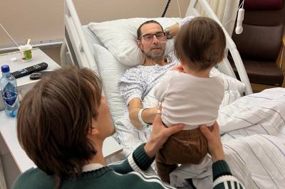 Hastet hjem for å ta farvel med pappa og bestefar