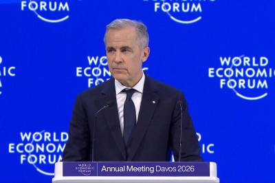 Her taler Canadas statsminister i Davos