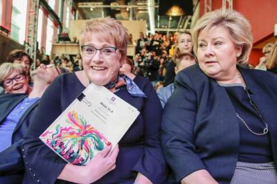 Erna Solberg varsler avgang: - Utrolig politisk stå-på-vilje