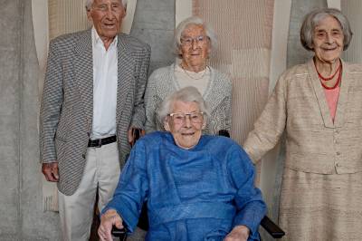 Christian Rieber er snart 101 år. Han har to eldre søstre. 