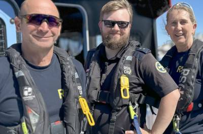 De frivillige på sjøen