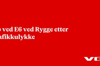 Kø ved E6 ved Rygge etter trafikkulykke