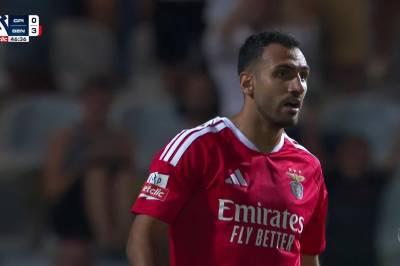 Vangelis Pavlidis med mål mot Casa Pia