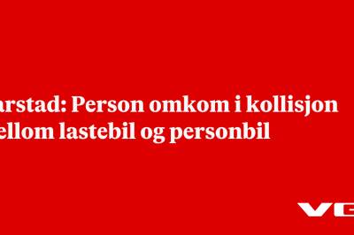 Harstad: Person omkom i kollisjon mellom lastebil og personbil