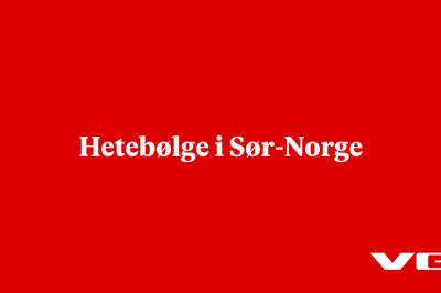 Hetebølge i Sør-Norge