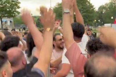 Irak-fans i Boston: - Hvor er Norge?