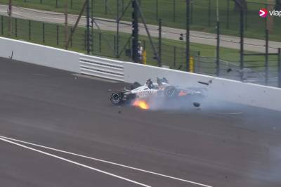 Stygg krasj i IndyCar: – Grusomt