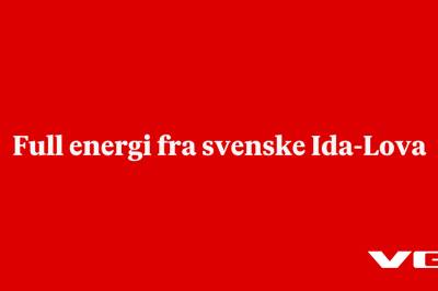 Full energi fra svenske Ida-Lova