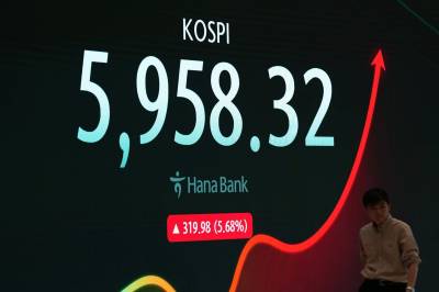 KI-optimismen sender Seoul-børsen opp
