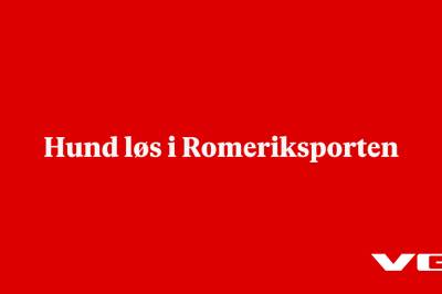 Hund løs i Romeriksporten