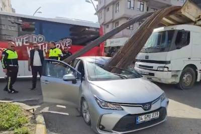 Centimeter fra å bli spiddet