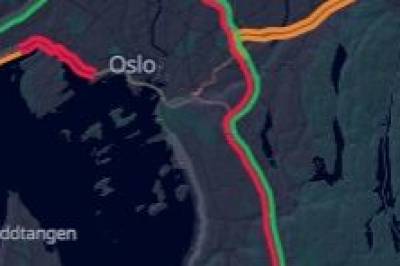 Ulykke mellom bil og buss – mye kø  i Oslo