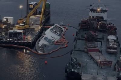 Senket yacht med vilje