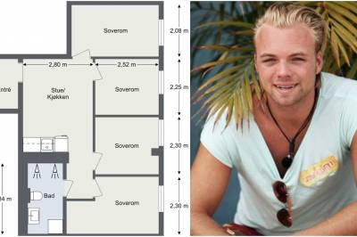 Fire soverom på 49 kvadrat: Kuppet