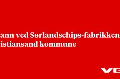Brann ved Sørlandschips-fabrikken i Kristiansand kommune
