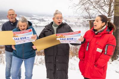 Nabolaget vant én million på deling