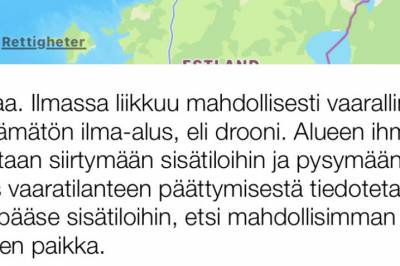 Dronetrusler i Finland og Latvia