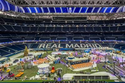 Real Madrid forvandler Bernabéu stadion til en julepark i ligapausen