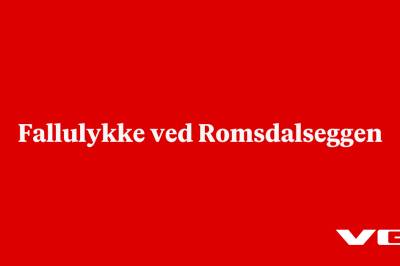 Fallulykke ved Romsdalseggen