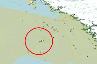 Nødmelding fra skip