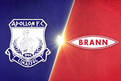 Se Apollon Limassol - Brann på 25 minutter