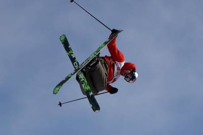 Ulrik Samnøy på pallen i Aspen