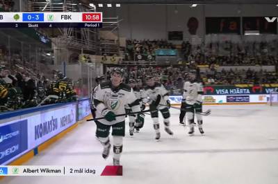Albert Wikman med mål mot IF Björklöven