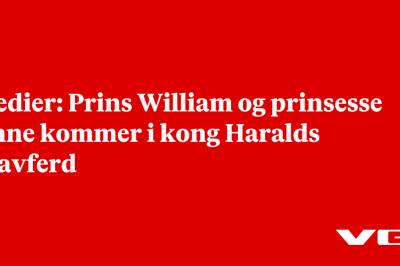 Prins William og prinsesse Anne kommer i kong Haralds begravelse