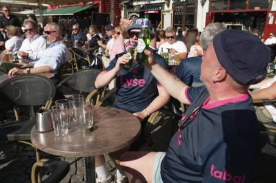 God stemning før Vikings kamp i kveld
